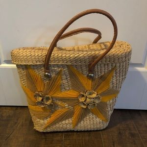 60’s Straw Bag